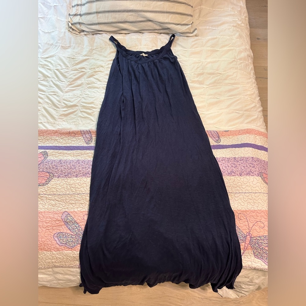 Caslon navy blue maxi dress